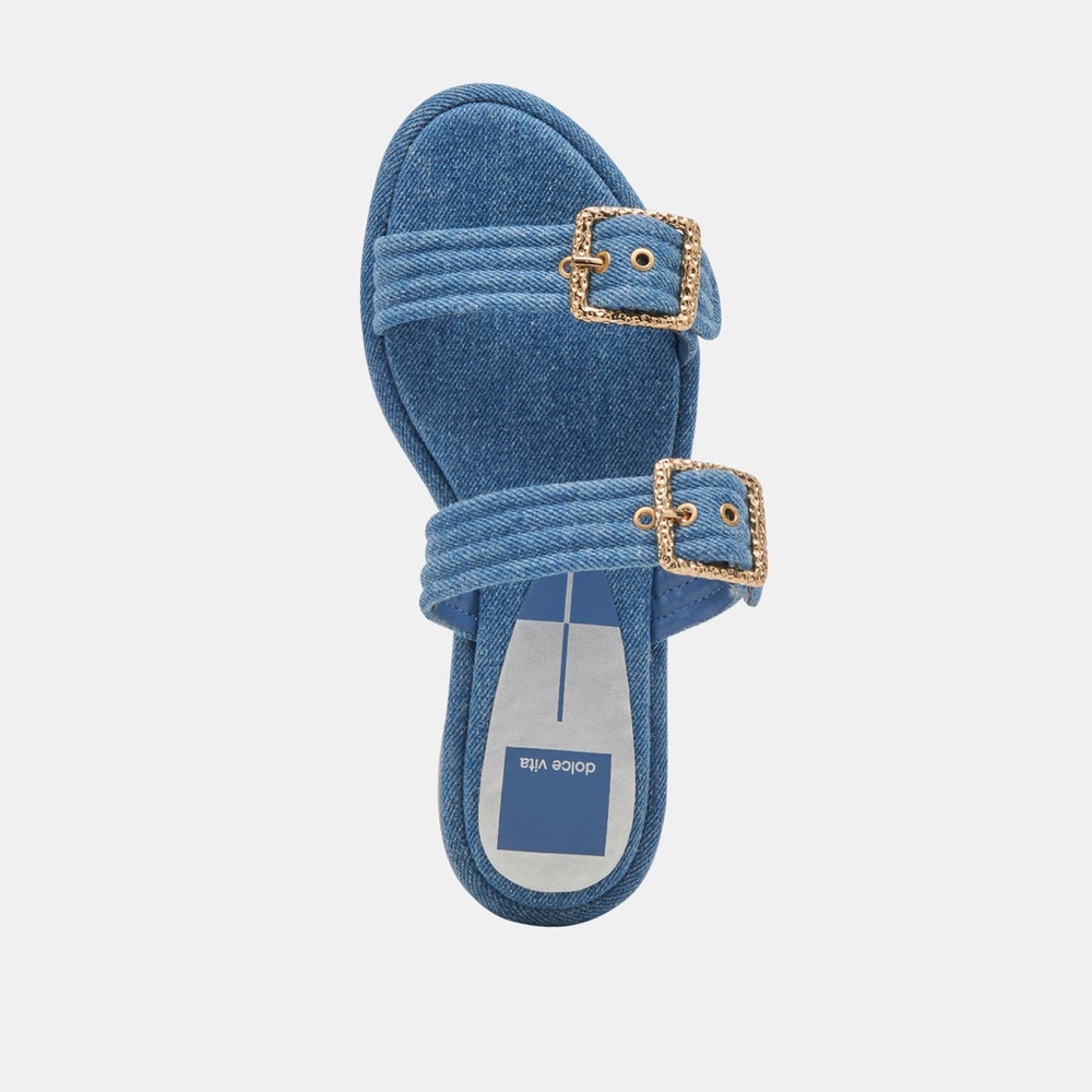 Dolce Vita 7.5 Alaina Blue Denim Sandal
**Never worn outside - Picture 2 of 4